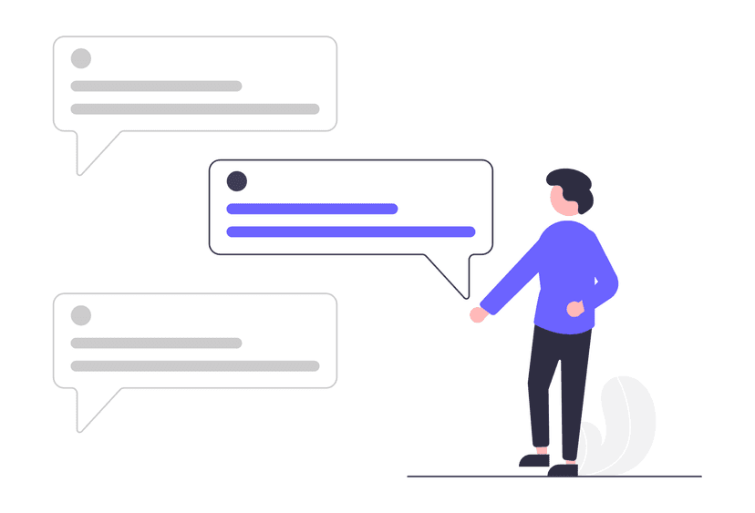 Illustration de contact